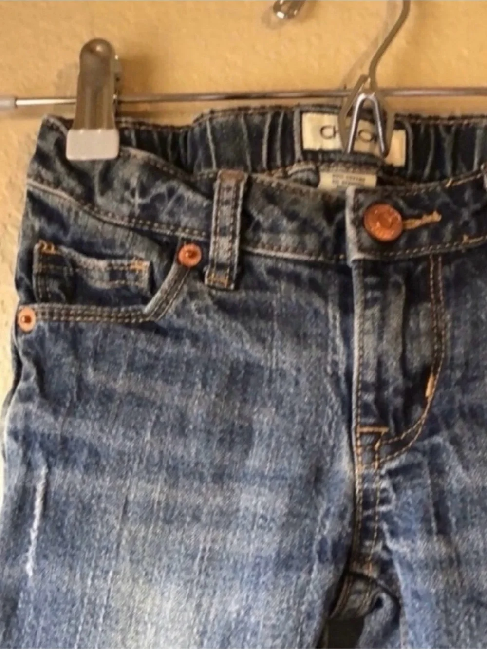 Cherokee Jeans Girls Denim Casual Y2K Distressed Straight Leg Blue Jeans Girls 7